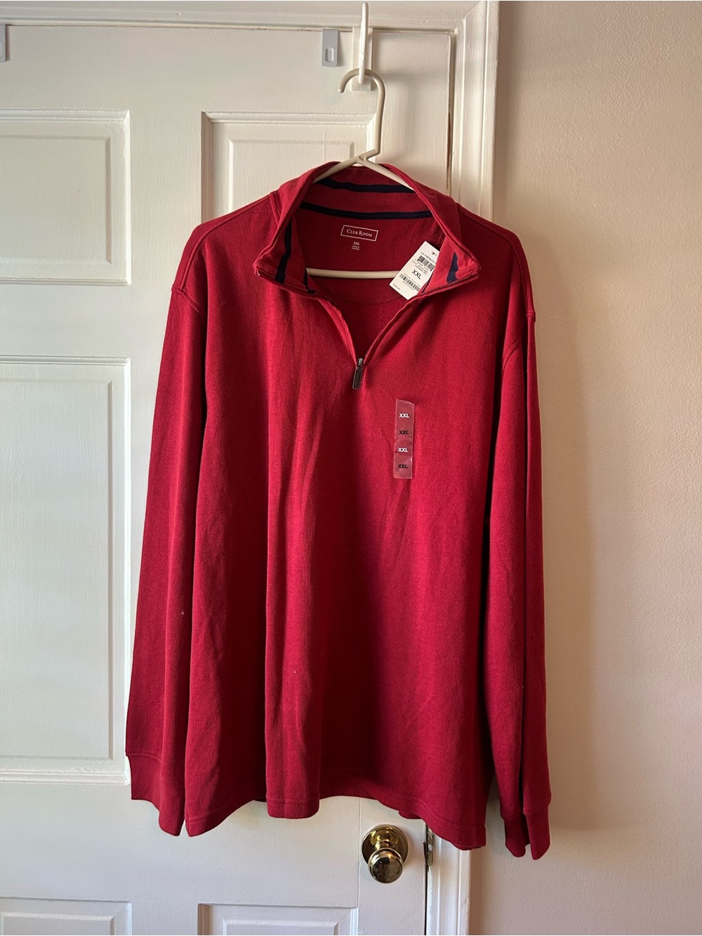 Club Room Red Men's Quarter-Zip Pullover